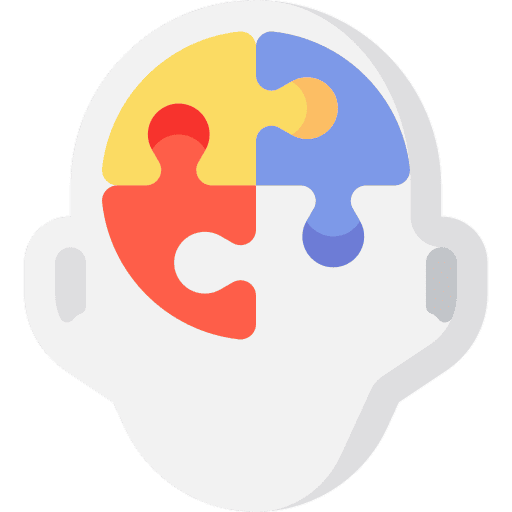 Иллюстрация пазла логики